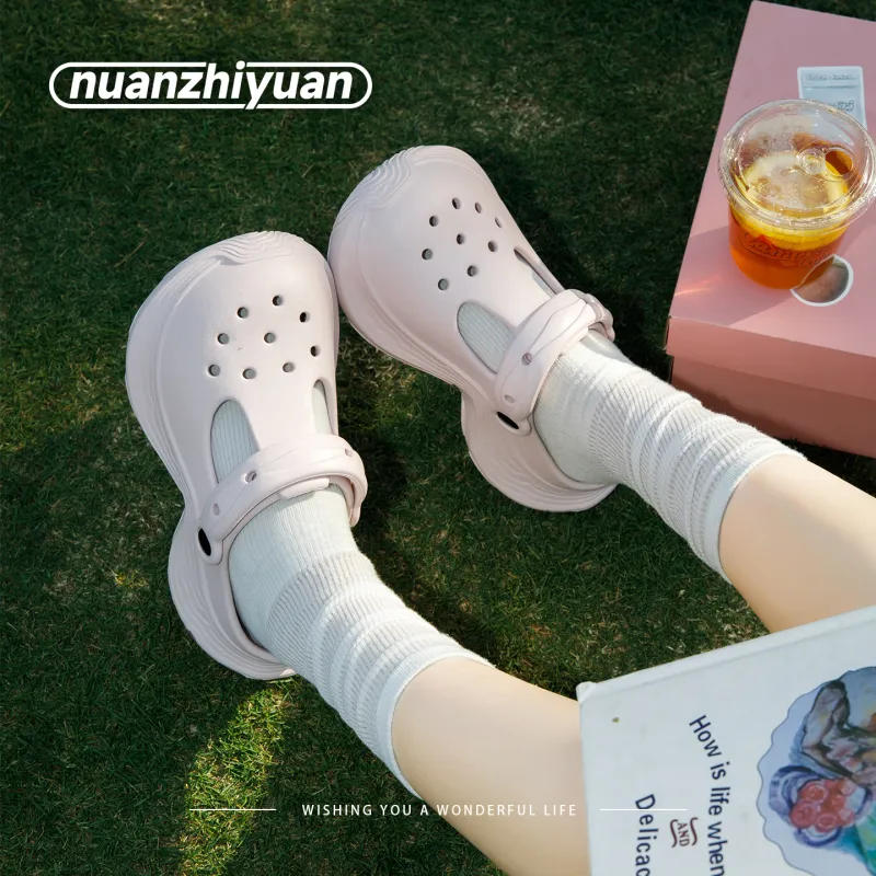 Warm Edge Platform Slippers For Women's Summer Indoor Home Height Increasing Fashion Trend Closed Toe Slippers-10