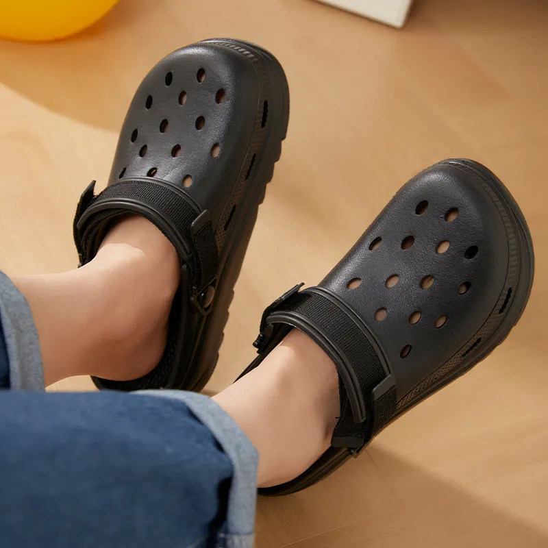 Warm Edge Closed Toe Slippers Summer Unisex Home Indoor Platform Comfortable Lightweight Couple Slippers Shoes Students-9
