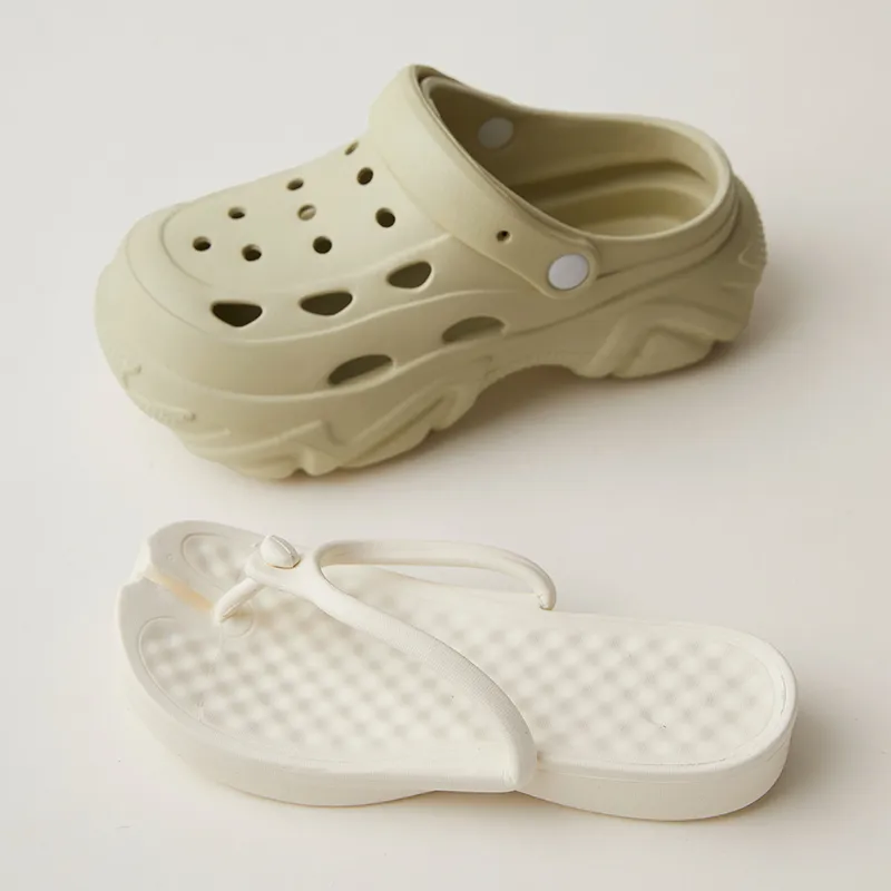 Warm Edge Closed Toe Women's Summer Indoor Minimalist Style Platform Detachable Reversible Slippers-9