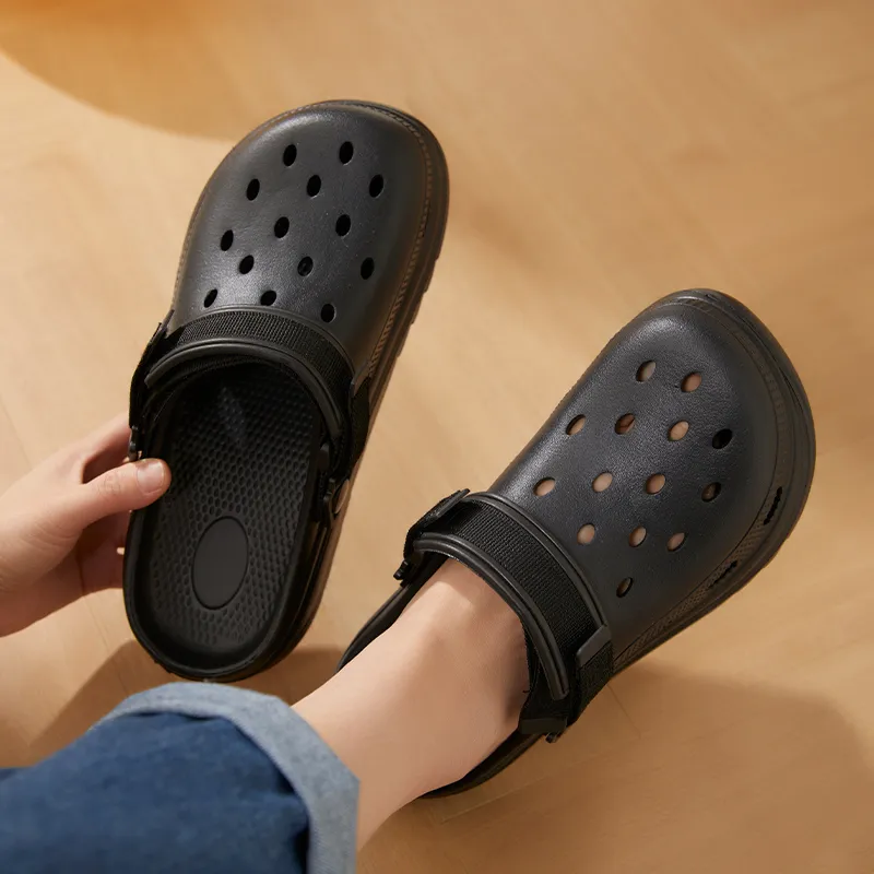 Warm Edge Closed Toe Slippers Summer Unisex Home Indoor Platform Comfortable Lightweight Couple Slippers Shoes Students-8