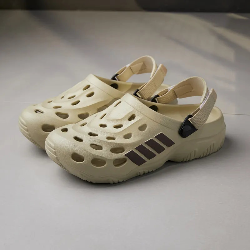 Warm Edge Platform Slippers For Men's Summer, Abrasion Resistant, Breathable, Trendy, Sports, Driving, And Student Use-2