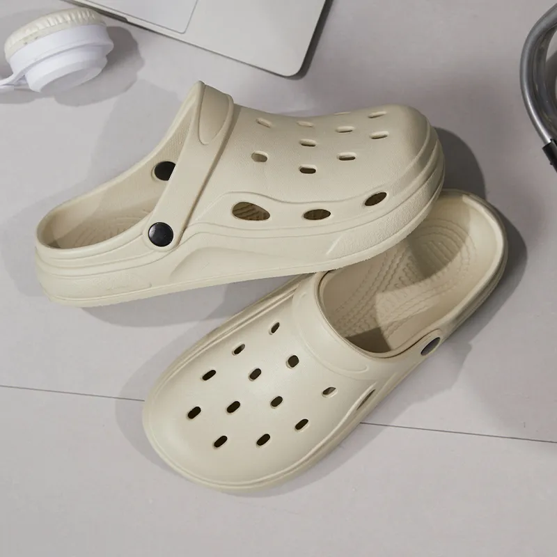 Warm Edge Closed Toe Slippers Summer Unisex Minimalist Style Breathable Comfortable Lightweight Indoor Home Slippers-8