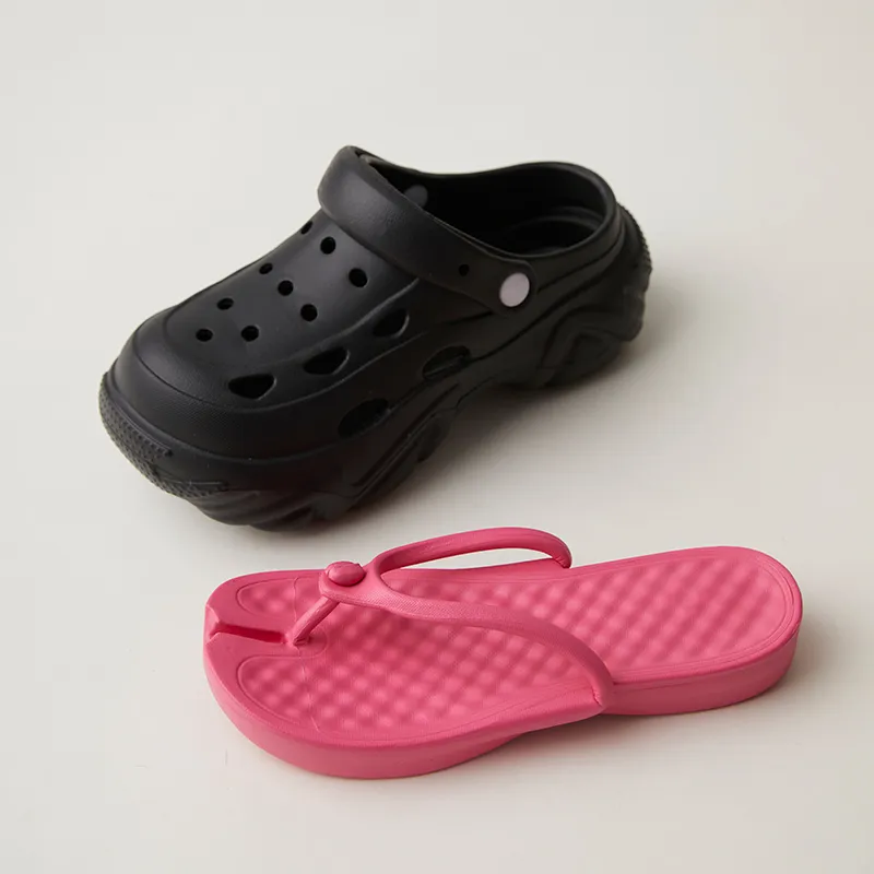Warm Edge Closed Toe Women's Summer Indoor Minimalist Style Platform Detachable Reversible Slippers-5