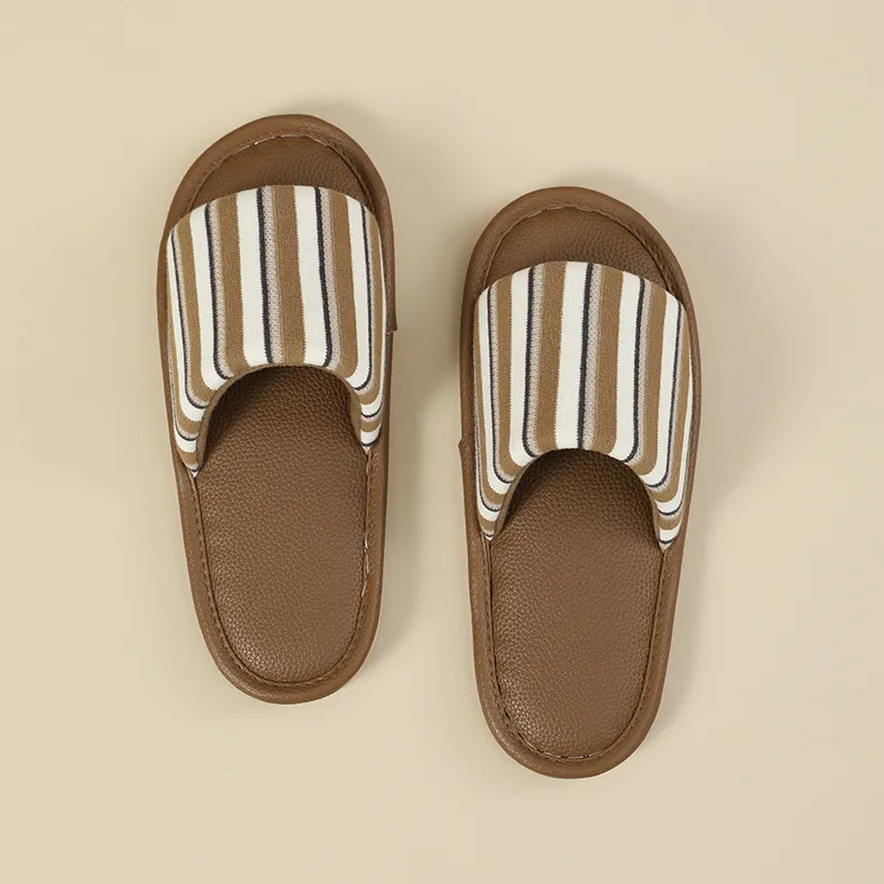 Warm Edge Unisex Minimalist Style Indoor Summer Home Flat Comfortable Versatile Lightweight Slippers For All Season Use-4