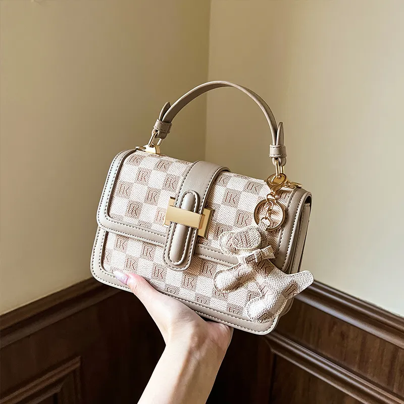 Narandu PVC Synthetic Leather Small Square Bag, Crossbody Bag, One Shoulder Handbag Medium Size Women's Multicolor-14