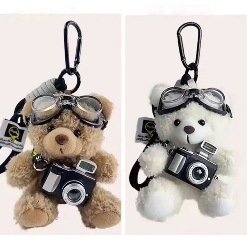 Narandu Plush Bag Accessory Unisex Brown/White-3