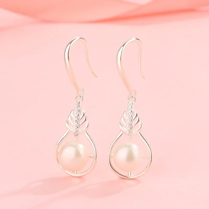 U state Sterling Silver 990 Earrings Women's-1