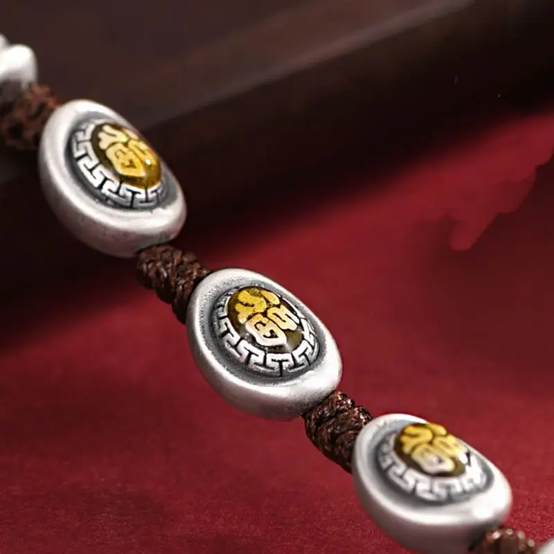 U state 999 Fine Silver Bracelets Unisex-3