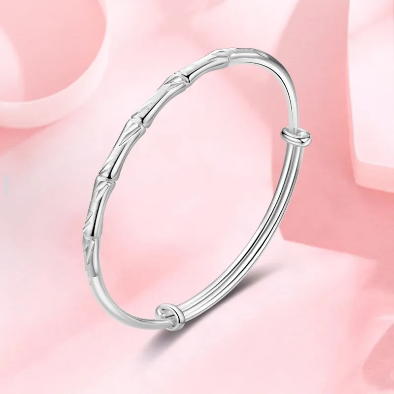 U state 999 Fine Silver Sterling Silver Bracelets Women's-1