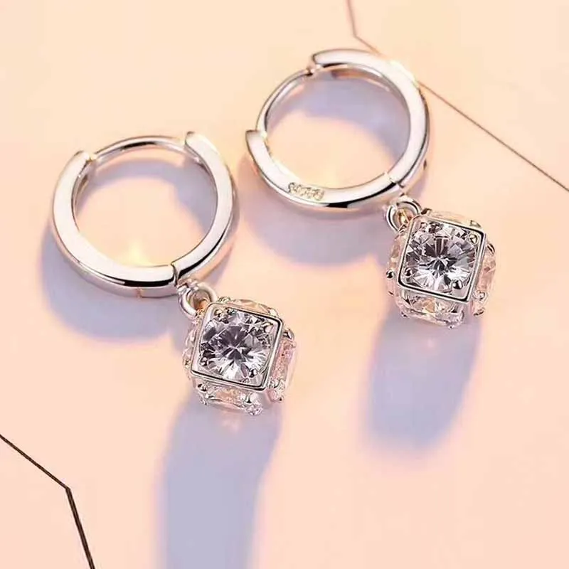 U state Sterling Silver 990 Earrings Women's-3