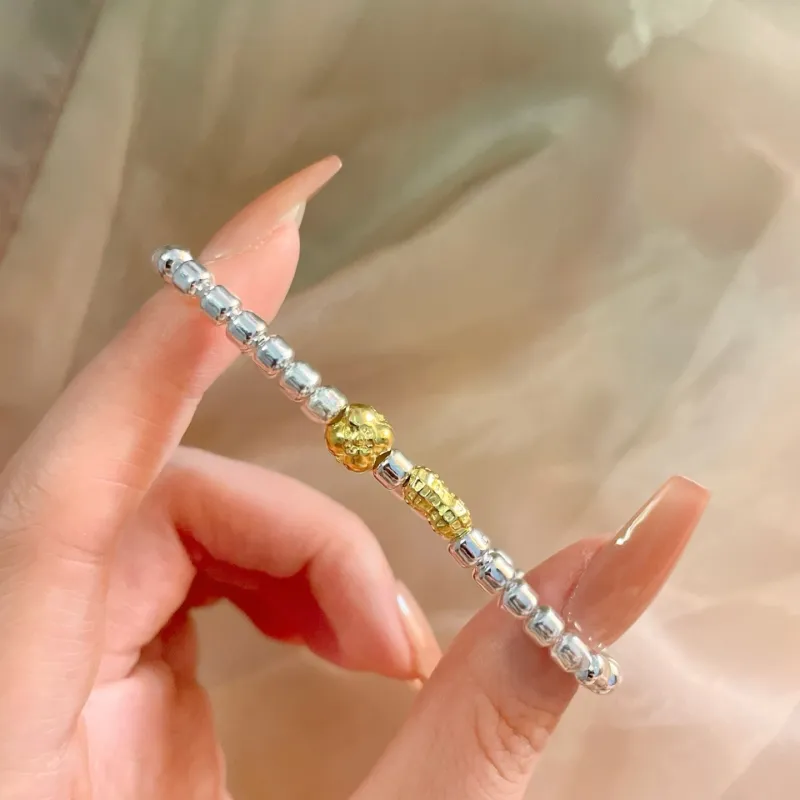 U state 999 Fine Silver Pure Silver Bracelets Women's-2