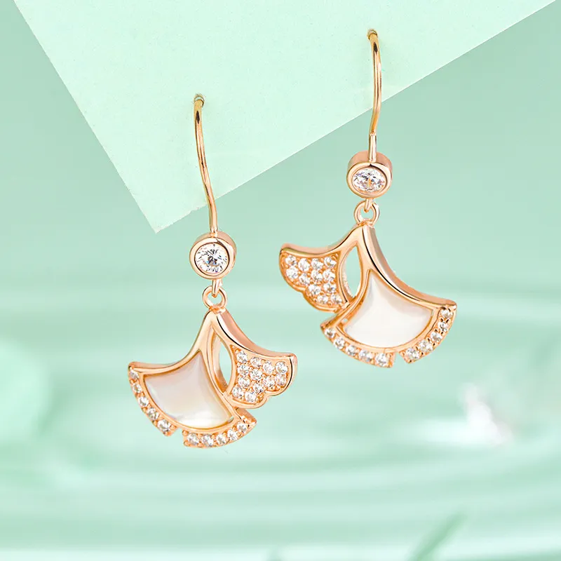 U state 925 Sterling Silver Drop Earrings Hoop Earrings Women's-2