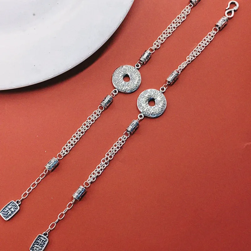 U state 999 Fine Silver Bracelets Women's-3