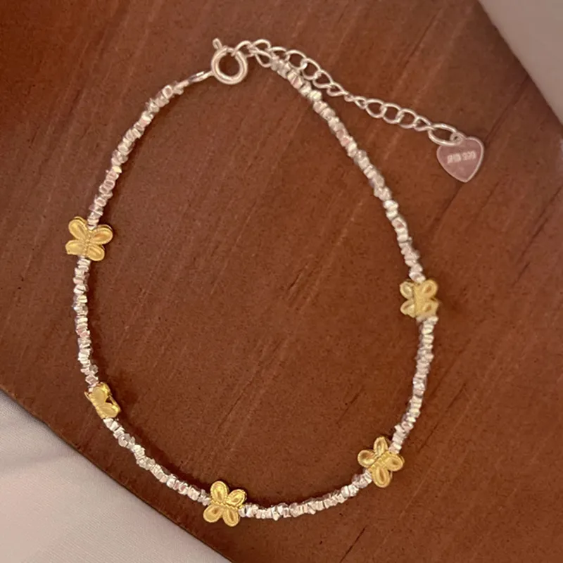 U state 999 Fine Silver Pure Silver Bracelets Women's-3