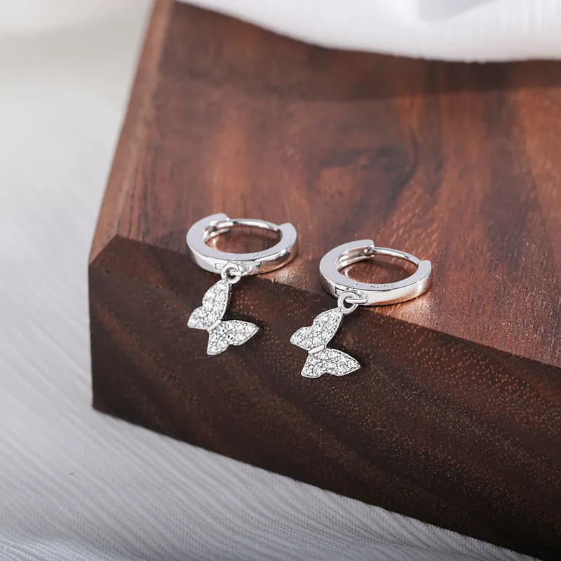 U state 925 Sterling Silver Earrings Women's-2