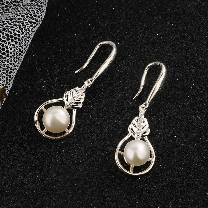 U state Sterling Silver 990 Earrings Women's-3