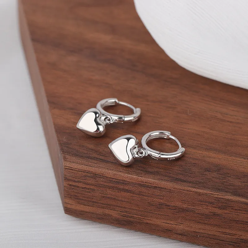 U state 925 Sterling Silver Earrings Women's-2