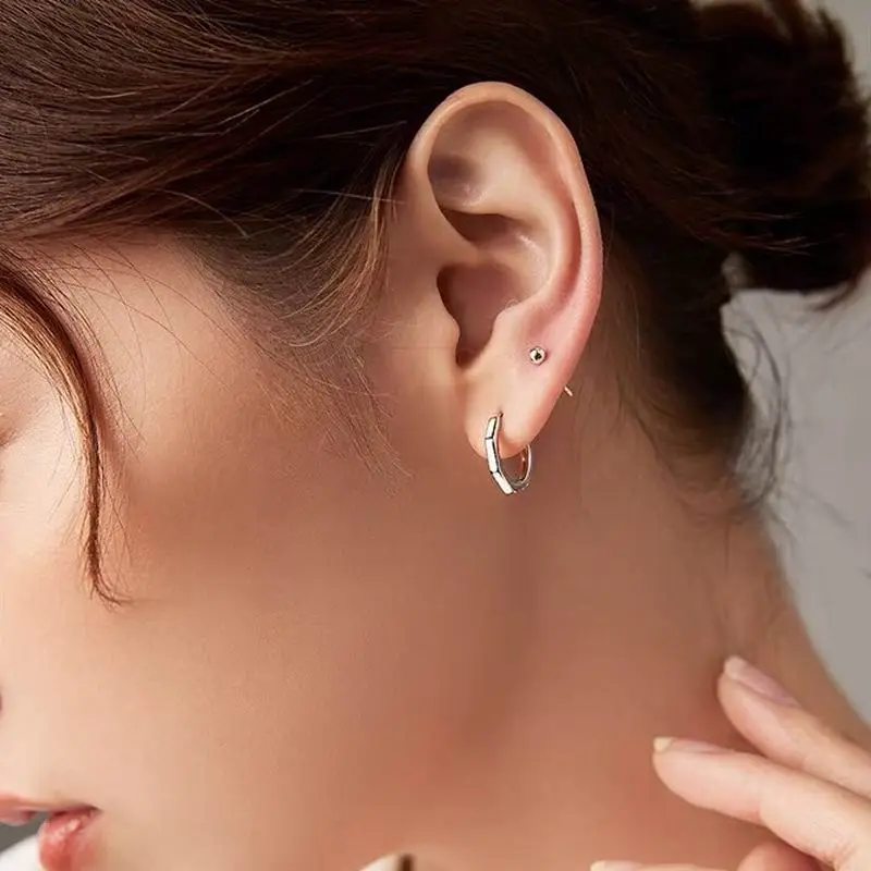 U state 999 Fine Silver Earrings Women's-2