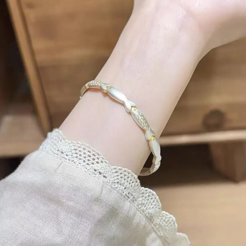 U state 999 Fine Silver Bangles Unisex-3