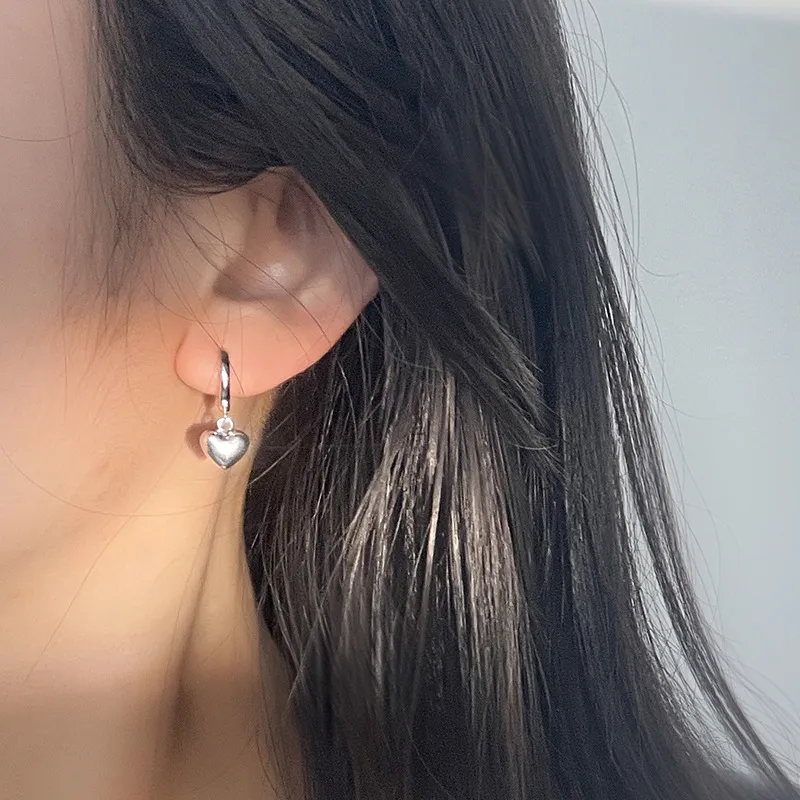 U state 925 Sterling Silver Earrings Women's-1