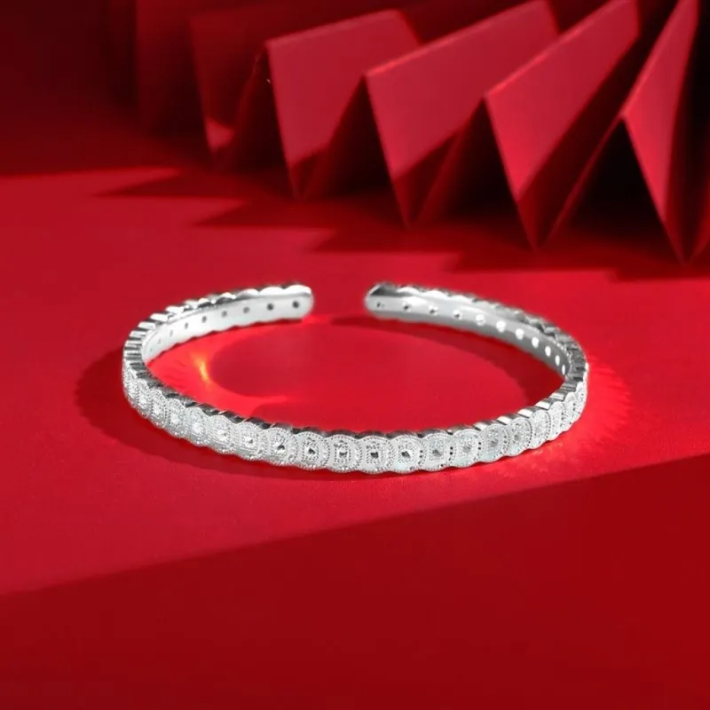 U state 999 Fine Silver Sterling Silver Bracelets Unisex-2