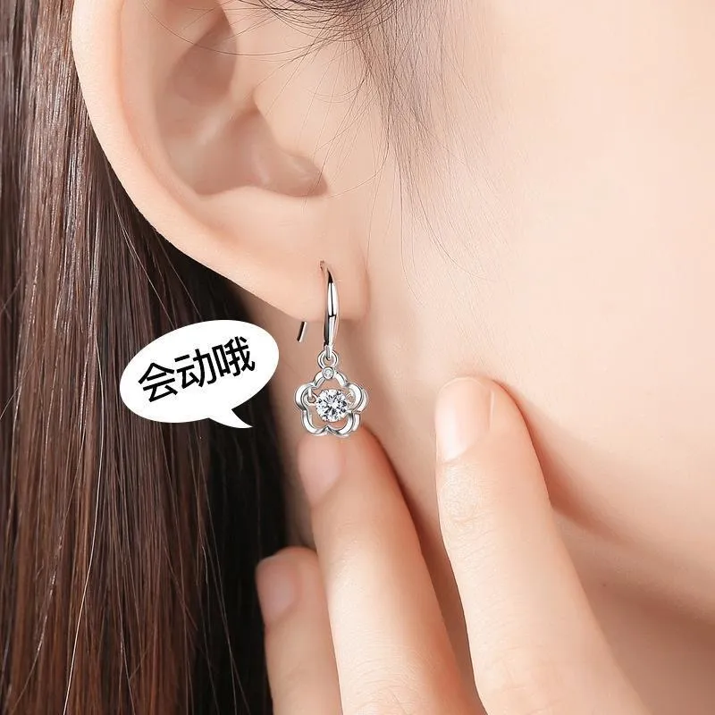 U state Sterling Silver 990 Earrings Women's-4