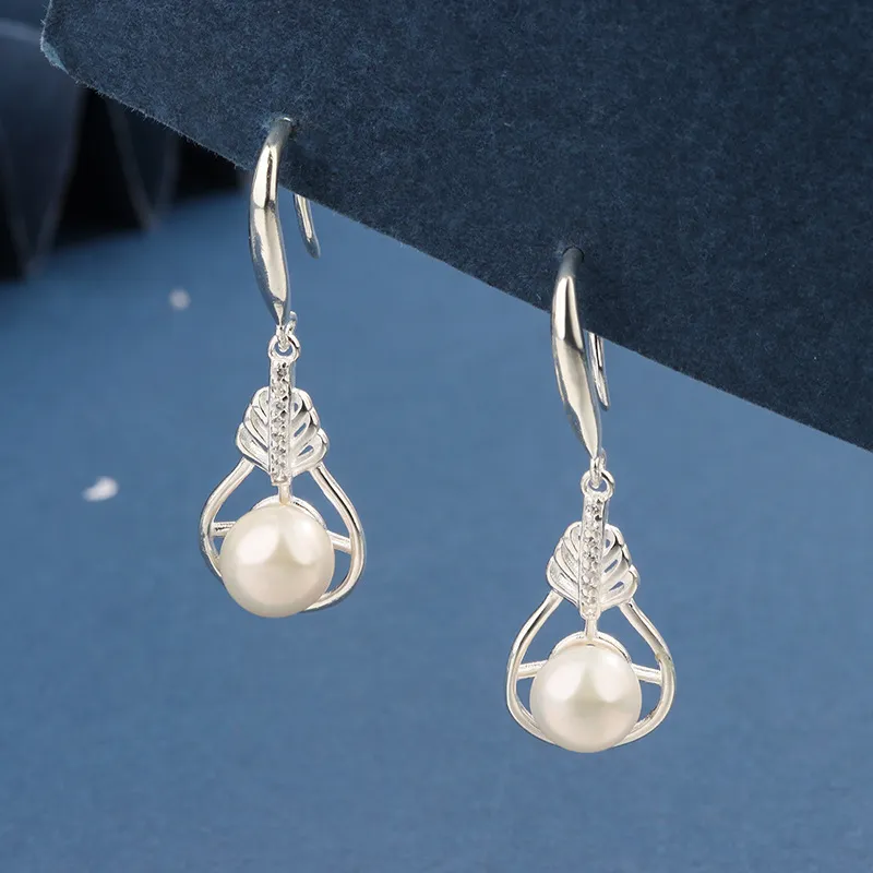U state Sterling Silver 990 Earrings Women's-4
