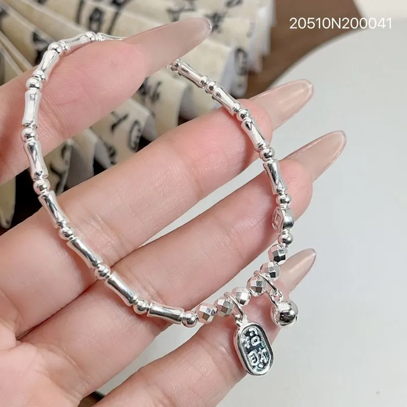 U state 999 Fine Silver Pure Silver Bracelets Women's-1