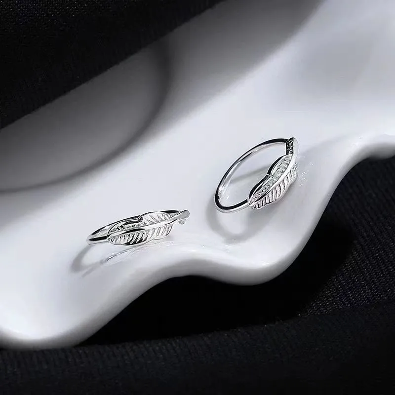 U state S990 Silver Earrings Women's-3