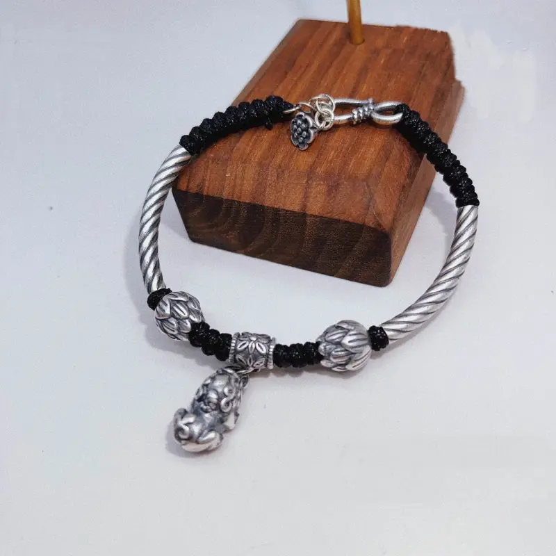 U state 999 Fine Silver Bracelets Unisex-2