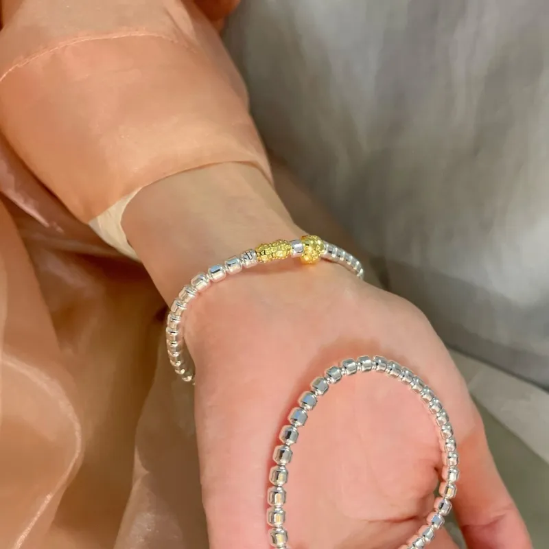 U state 999 Fine Silver Pure Silver Bracelets Women's-1