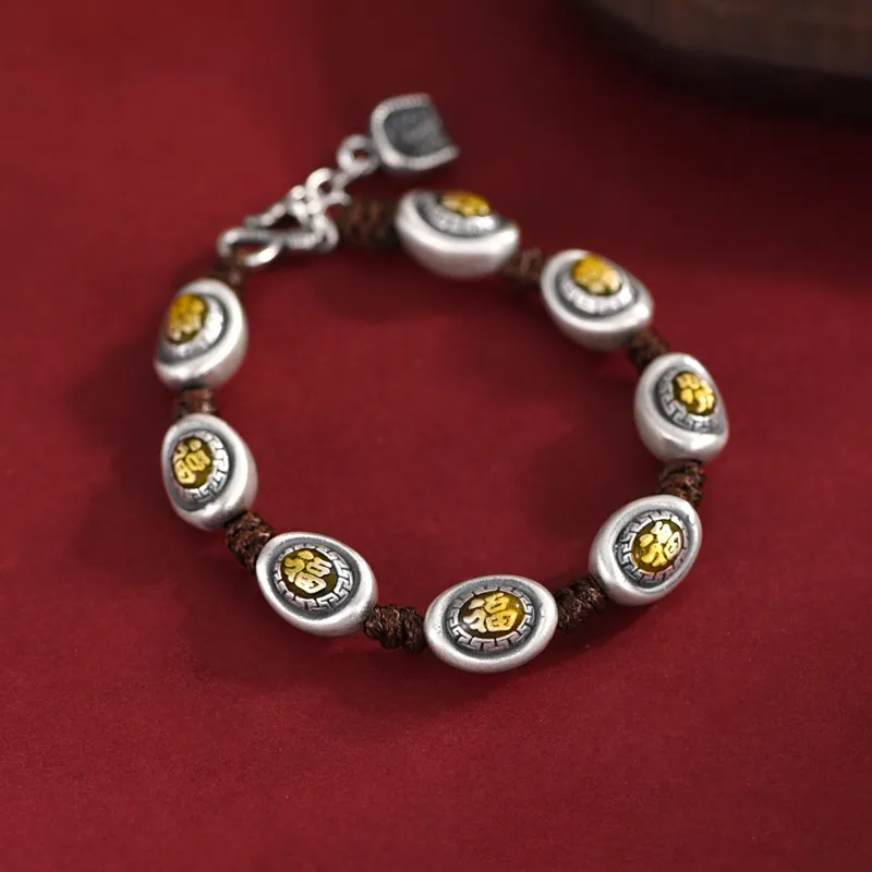 U state 999 Fine Silver Bracelets Unisex-2