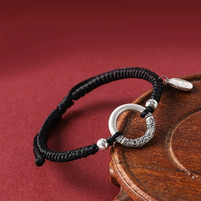 U state 999 Fine Silver Pure Silver Bracelets Unisex-1