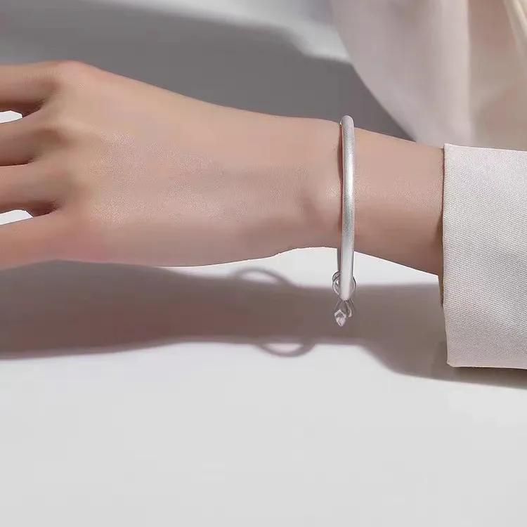 U state 999 Fine Silver Sterling Silver Bracelets Women's-1