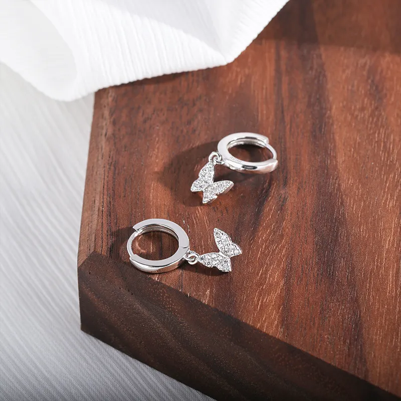 U state 925 Sterling Silver Earrings Women's-3