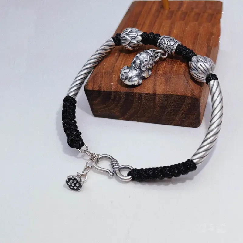 U state 999 Fine Silver Bracelets Unisex-3