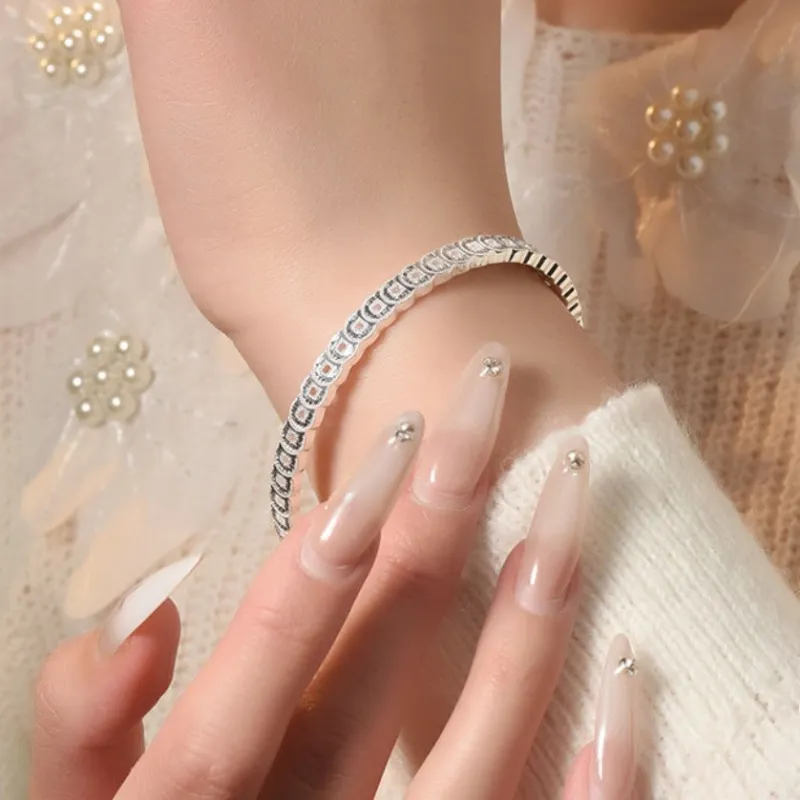 U state 999 Fine Silver Sterling Silver Bracelets Unisex-3