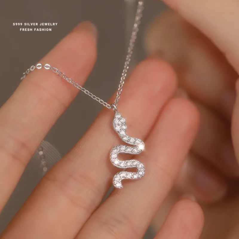 U state 999 Fine Silver Necklaces Women's-2