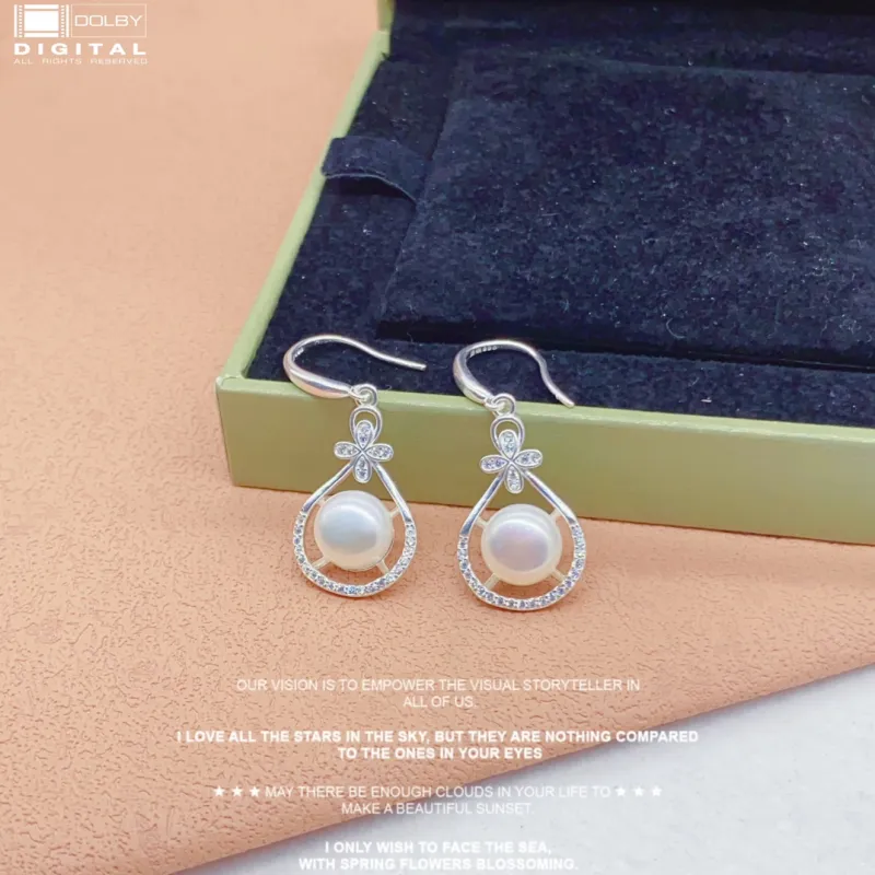 U state 990 Fine Silver Earrings Women's-3