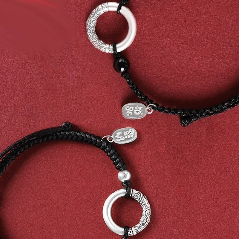 U state 999 Fine Silver Pure Silver Bracelets Unisex-4