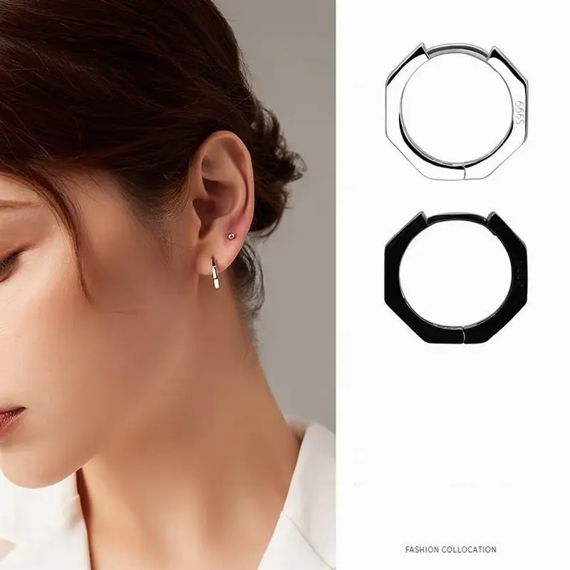 U state 999 Fine Silver Earrings Women's-1