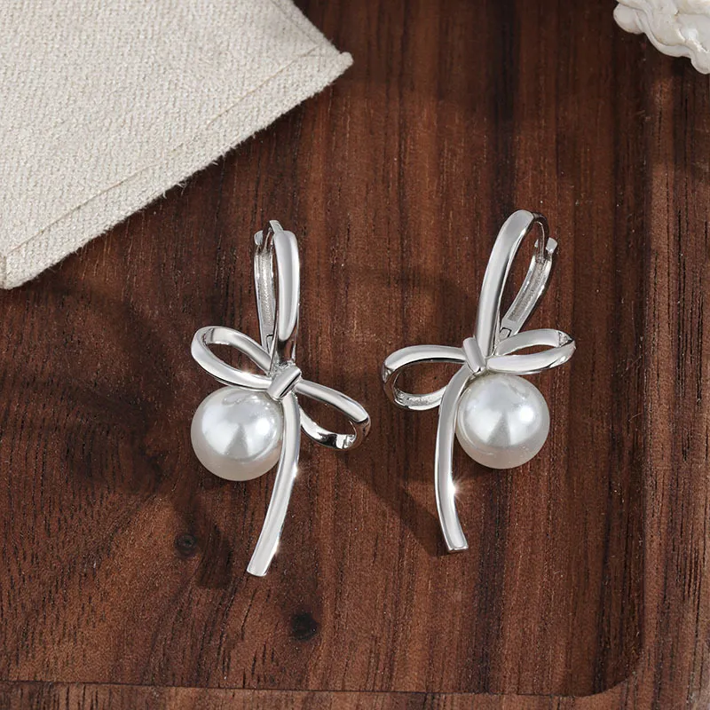 U state 925 Sterling Silver Drop Earrings Hoop Earrings Women's-3