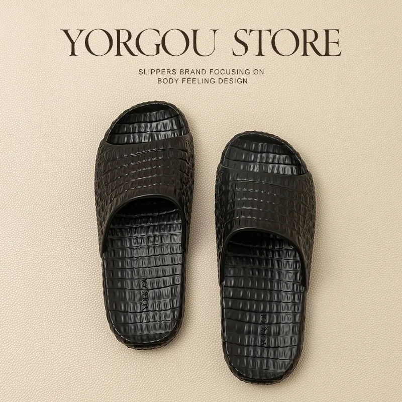 Far Port Slip Resistant Abrasion Resistant Slide Slippers Unisex-12