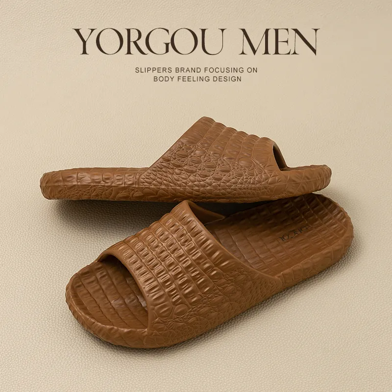 Far Port Slip Resistant Abrasion Resistant Slide Slippers Unisex-14