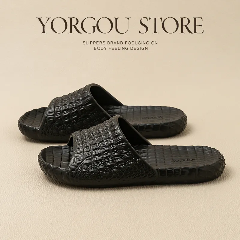 Far Port Slip Resistant Abrasion Resistant Slide Slippers Unisex-11
