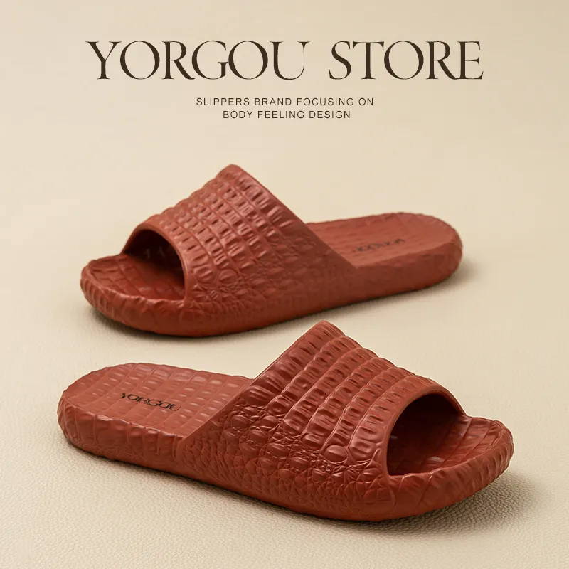 Far Port Slip Resistant Abrasion Resistant Slide Slippers Unisex-8
