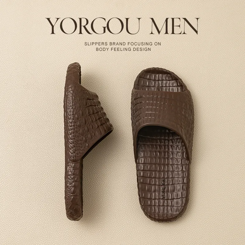 Far Port Slip Resistant Abrasion Resistant Slide Slippers Unisex-18