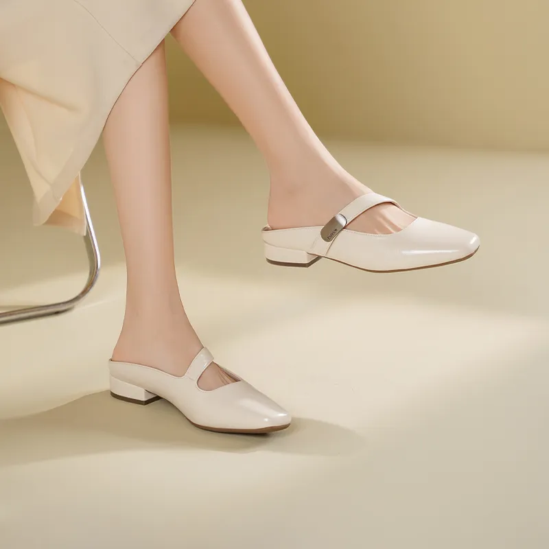 JOSINY Rubber Sole Wrap toe Slippers Women's-2