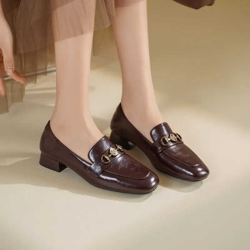 JOSINY Loafers Women's Brown-9