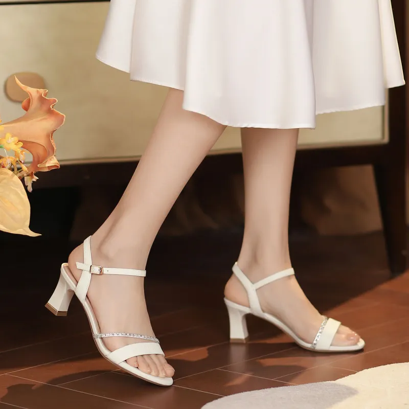 JOSINY One Strap Sandals 6.5cm Women's-4